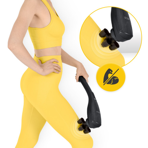 Масажна подушка  4FIZJO Long Stick 7 в 1 Black  - фото №2